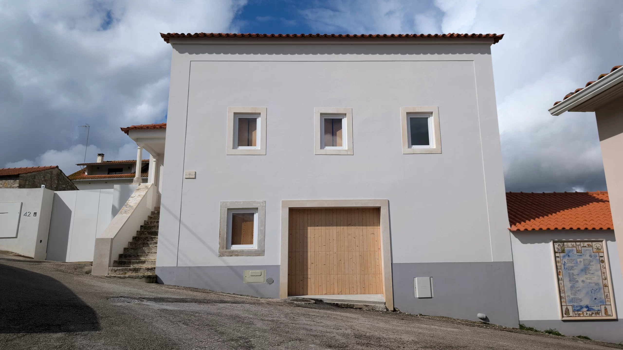 Exterior de casa renovada